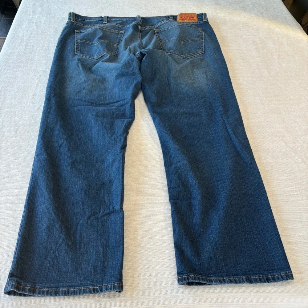 Lot of 2 Levis 559 Relaxed Straight Jeans Mens 42x30 Blue Denim Medium Wash
